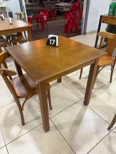 Mesa madeira para bares 
