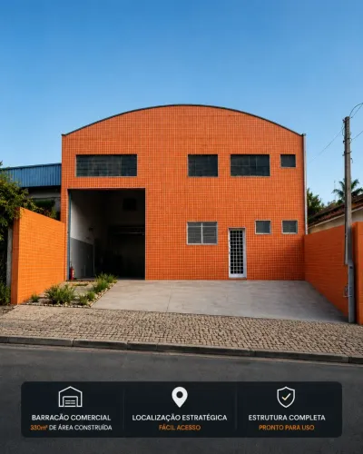 Barracão Comercial e Industrial