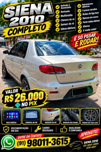 Fiat Siena EL Celeb. 1.0 MPI Fire Flex 8V 4P 2010