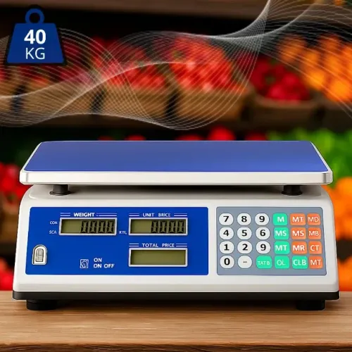 Balança Eletrônica de Mesa 40kg com bateria recarregável bivolt Novo