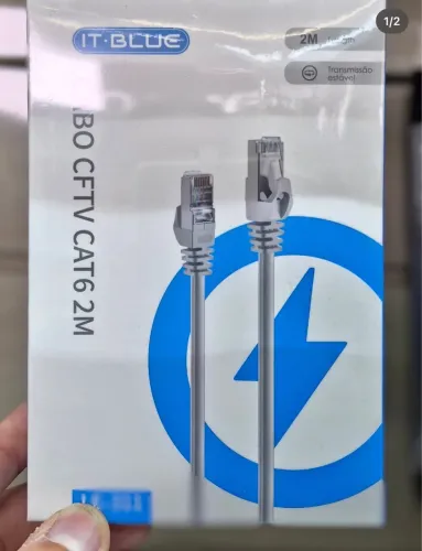 CABO C/CONECTOR CFTV CAT 6 2M REF: LE-311