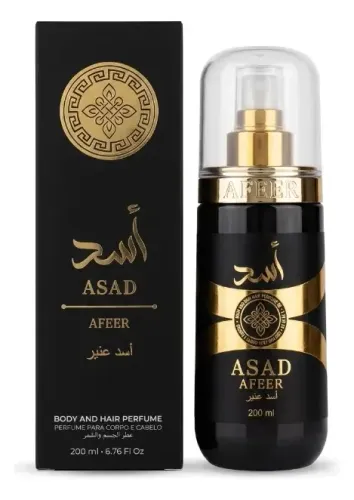 Body Splash Asad Masculino Afeer Body And Hair 200ml - Perfume árabe