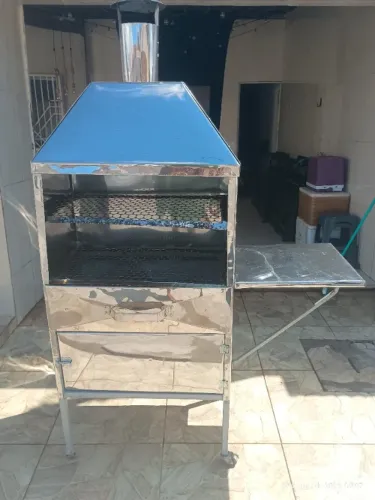 Churrasqueira de inox nova contato *