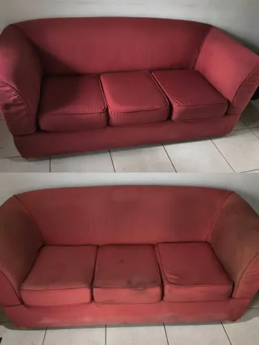 Limpeza e higienização de estofados