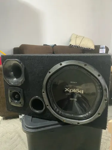 Vendo Som Automotivo, Caixa Trio Sony Xplod 12" + Modulo XM-2600