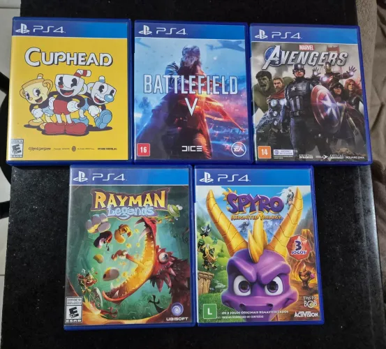 JOGOS PS4 ORIGINAIS (LEIA)