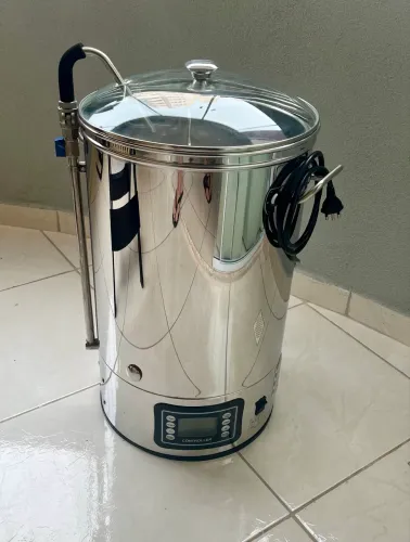 Panela automatizada brassagem cerveja artesanal