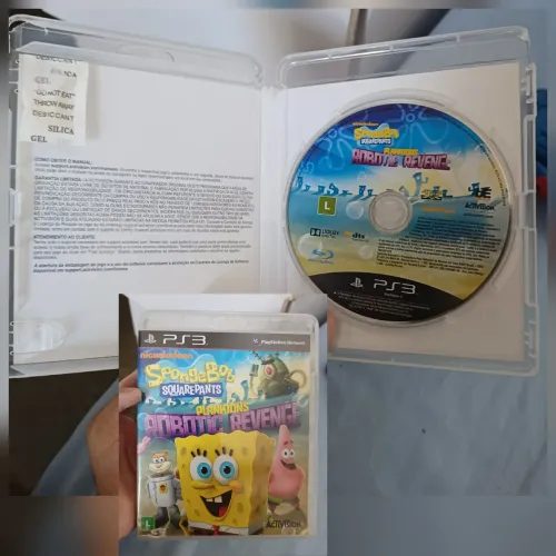 Jogo SpongeBob SquarePants: Plankton's Robotic Revenge de Playstation 3