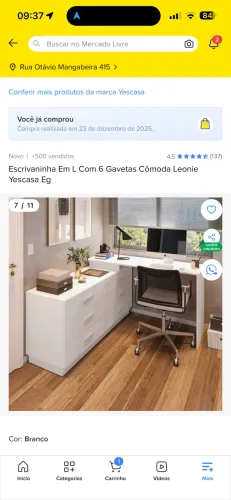 ESCRIVANINHA EM L NOVA