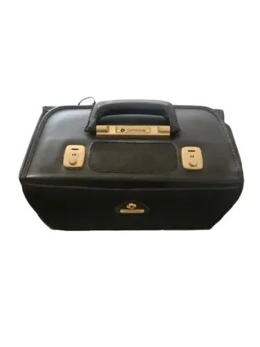 Necessaire vintage classic em couro 