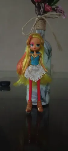 Boneca Mlp Equestria Girls Applejack Rainbow Rocks 