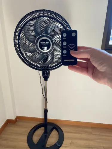 Ventilador com controle remoto Vertical 110V Super turbo 40cm 8 pás