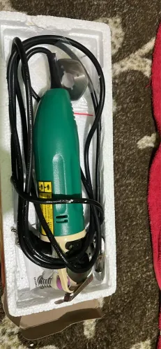 Máquina de Cortar Tecido Rotativa Elétrica - Nova na Caixa!