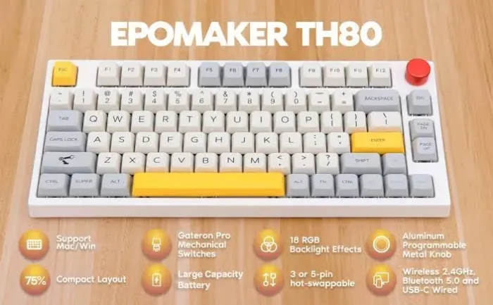 Teclado Mecânico Eponmaker TH80