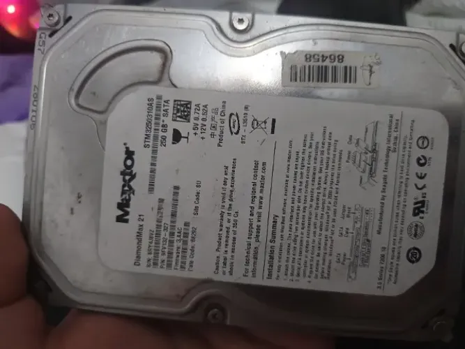 hd PC desktop 3,5 maxtor 250GB