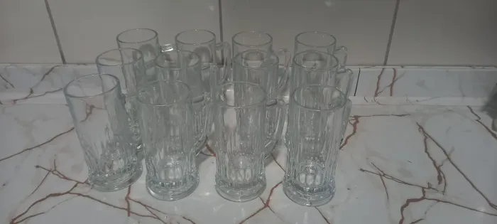 Canecas de vidro para chopp e cerveja