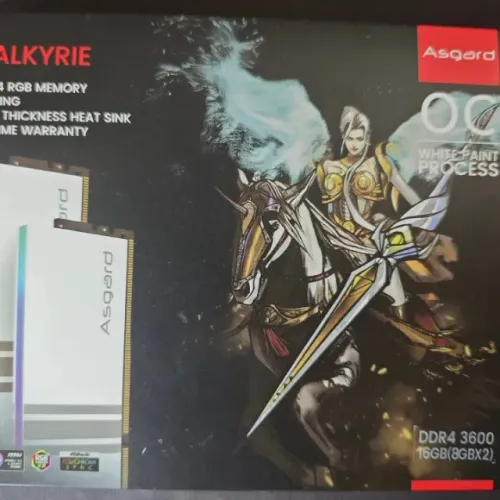 Memória RAM Asgard Valkyrie 16GB (2x8GB) DDR4 3600MHz - Kit Dual Channel!