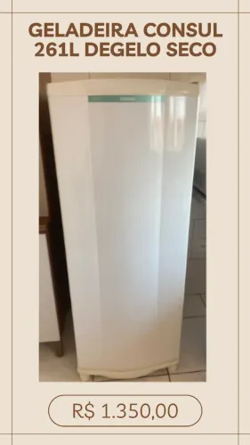 Geladeira Consul Degelo Seco 216 Litros Branca