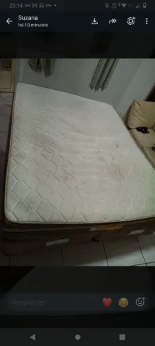 Cama king usada por 400 ENTREGO