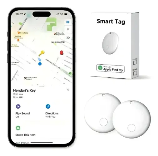 2pcs Localizador Smart Tag Gps Compativel Com Iphone Apple