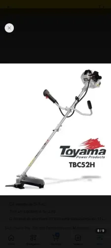 Roçadeira Toyama 52 c em ótimo estado usada poucas vezes