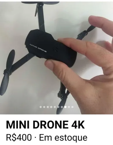 MINI DRONE TRÊS BATERIAS 