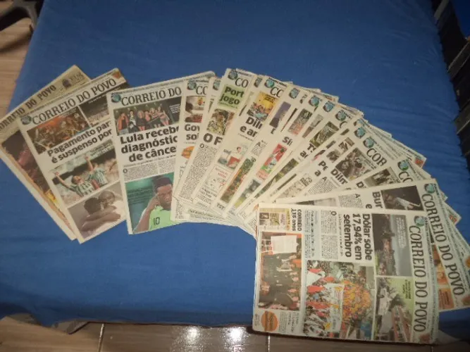 Lote com 31 Edições Correio do Povo 116 Anos ( Outubro 2011 ) ler descrição anuncio