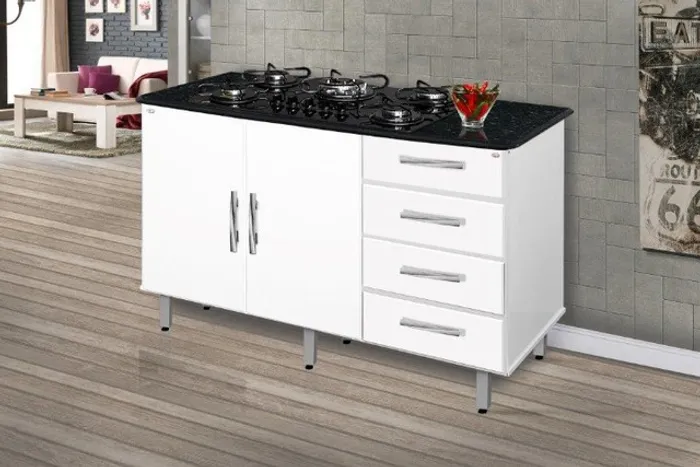 Bancada para Cooktop Amália 5 Bocas !! Pronta Entrega !