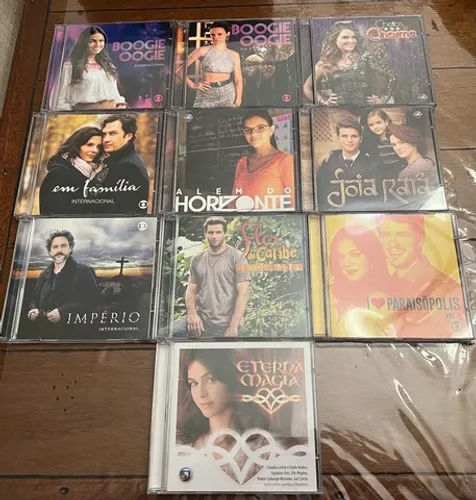 Lote 3 - CDs de novelas diversos 10 itens usados
