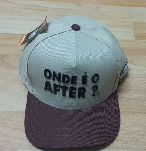 (Novo) Boné em Sarja Bege Aba Marrom Igarafest - Onde é o After?