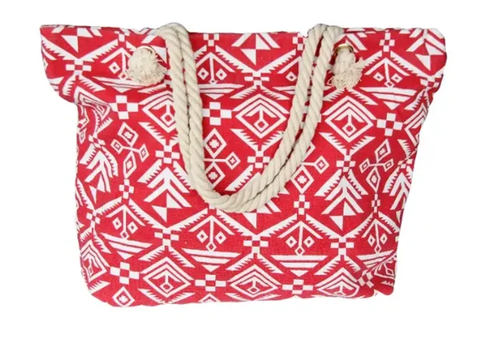 Bolsa Estilo Africana Vermelha Alça De Corda (usada)