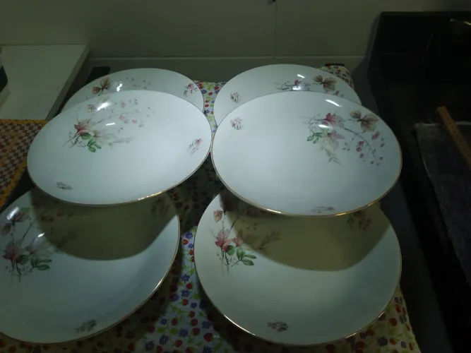 Prato fundo porcelana Steatita Paraná antigo