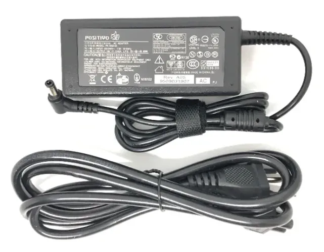 Fonte Carregador Notebook Positivo Original 19V 3.42A Novo na Caixa