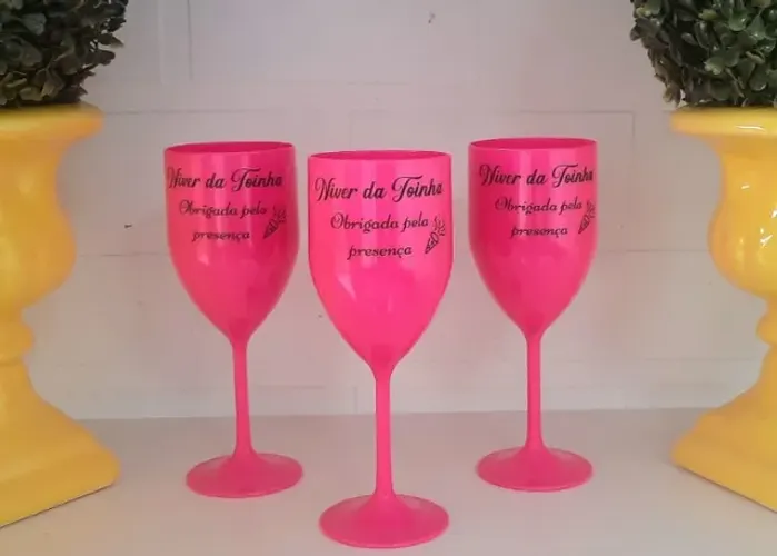 Taça de Vinho cores Personalizada