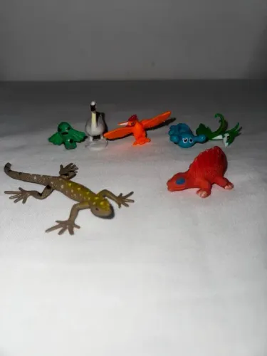 Miniaturas: Diversos Animais Kit Com 7 - Kinder Ovo Original