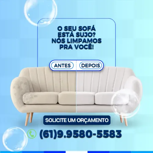 Limpeza e Higienização de Sofá | Limpeza de Sosá | Higienização de Sofá