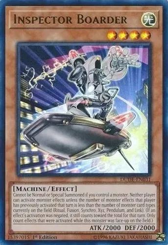 Yugioh!!! Inspector Boarder - Dude-pt031 - Ultra Rare