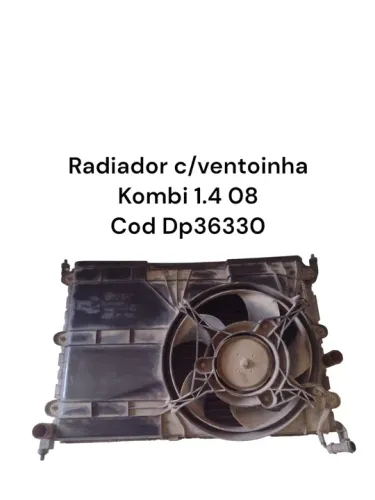 Radiador c/ventoinha Kombi 1.4 08 Cod Dp36330