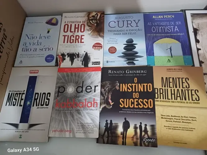 5 livros coleção leitura