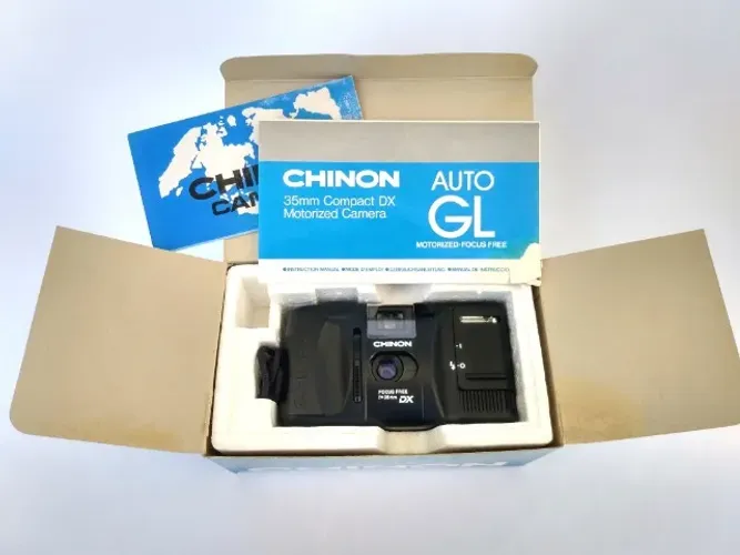 Máquina Fotográfica Câmera Chinon Auto Gl Antiga
