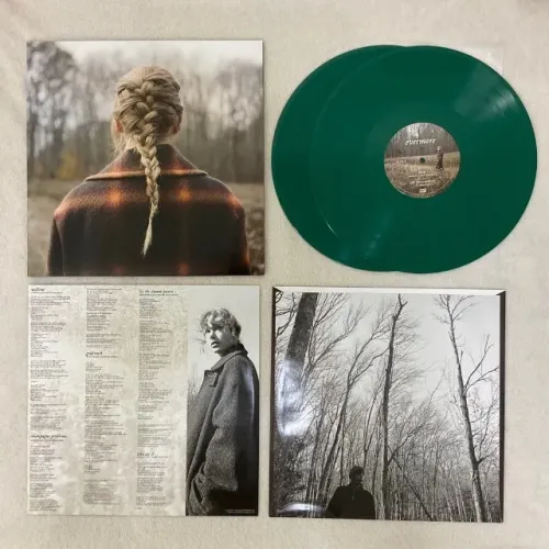 VINIL Taylor Swift - Evermore (02 discos Verde Opaco) Lacrado