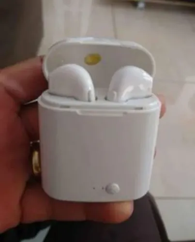 Fone de Ouvido Bluetooth I7s Tws Sem Fio com caixa portátil para carregamento