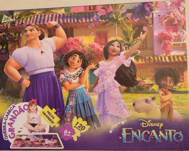 Quebra-cabeça Disney Encanto Grandão 120 Peças