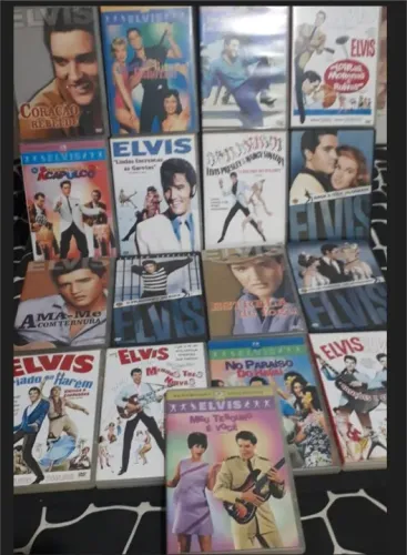 DVD (17) Filmes ELVIS Presley Coleção de DVD 17 filmes.