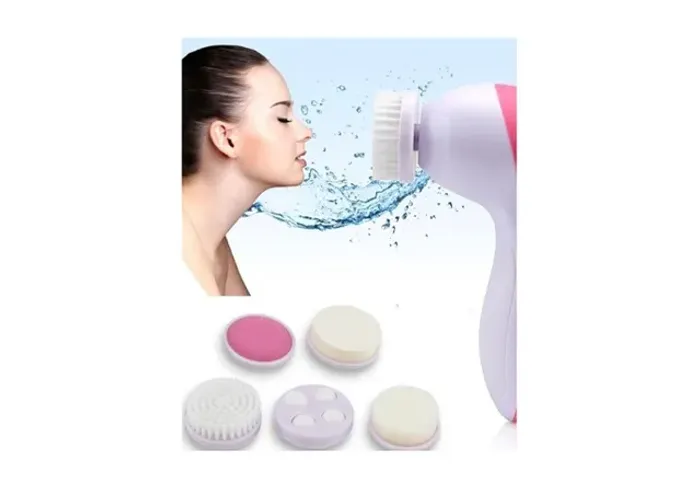 Massageador Facial 5em1, Massagear, Esfoliar e Limpeza 