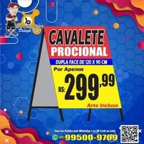 CAVALETE 90X120cm