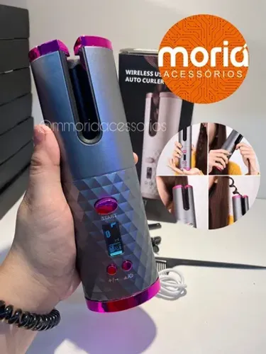 Modelador de Cachos Finalizador Cabelo Automático Sem fio portátil USB