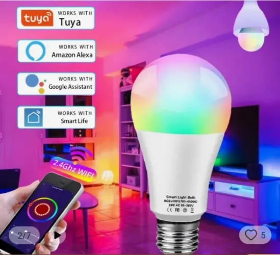 Lampada Smart Tuya 10w