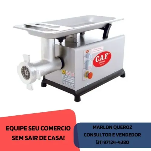 Moedor de Carne CAF Novo Inox 220v