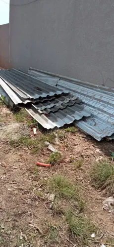 Vendo telhas zinco para fechamento de obra 